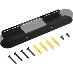 Soundbar Mount Compatible for Sonos Beam Wall Mount Bracket Compatible with Gen 1 & Gen 2 Sonos Beam Sound Bar, Black