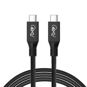 كابل USB4 معتمد من Cablecc بسرعة 40 جيجابت في الثانية مع شحن 100 وات و8K عند 60 هرتز 5K عند 60 هرتز 100 سم