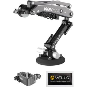 MOVMAX Blade Arm for DJI Pocket 3 Bundle with MOVMAX Blade Arm Hoop Connector for DJI Osmo Pocket 3, Anti-Static Screen Cleaning Wipes (5-Pack)