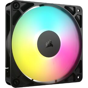 CORSAIR RS120 120mm PWM Fans – Daisy-Chain Connection – Low-Noise – Magnetic Dome Bearing – Triple Pack – Black