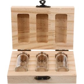 Box Lanugo Umbilical Cord Preservation Teeth Holder Baby Tooth Organizer Tooth Fairy Pillow Baby Feeding Bottle Baby Gifts Keepsake Baby Bottles Boy Wooden Storage Mother Protector
