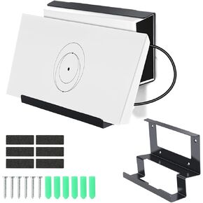 Starlink Gen 3 Router Metal Mount, 2-in-1 Protective Wall Mount for V3 Mesh Router and Gen 3 Power Supply, Starlink Accessories for RV, Home, Office
