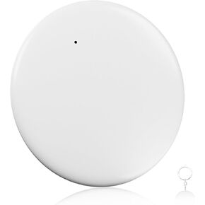 Tag and Key Finder, with Find My app (iOS only), Bluetooth Tracker, Pet Tracker, Item Locator for Car Keys, Bags, Wallets, Pets, Bike etc. Replaceable Battery, Waterproof Holder (1 Pack)