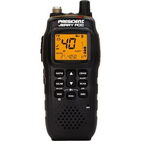 President Jerry FCC AM/FM Portable Radio with Vehicle Charging System - Perfect for The Road Warrior!