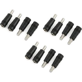 10 pcs DC Power Adapter 5.5x2.1mm Female Jack to 5.5x2.5mm Male Plug Electrical Socket Outlet for Universal Laptop Interface Power Cable Connector