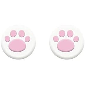 2PCS Thumb Stick Grips Cap Cover Cat Pink Joystick Thumbstick Grip Cap Replacement for PS5 PS4 Xbox one Xbox 360 Wii U NS Pro