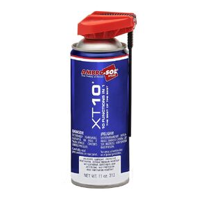 Ambro-Sol - S159 XT-10 بخاخ تشحيم متعدد الأغراض مع صمام توزيع 360 درجة، الأفضل على الإطلاق، صافي الوزن. 11.0 أوقية. 400 مل.