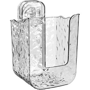 حامل مناديل قابل للغسل من أنتيتيك للحمام، صندوق تخزين مناديل مثبت على الحائط، حاوية مناديل قابلة لإعادة الملء، موزع حامل علبة مناديل للمطبخ وغرفة النوم (رمادي) in Kuwait