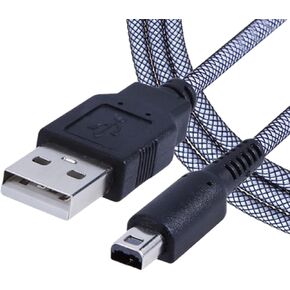 3DS USB Charger Cable, 2Pcs Power Charging for 2DS 3DS 3DS XL New 3DS New 3DS XL New 2DSXL NDSI NDSI LL with While Playing