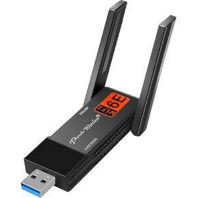 Panda Wireless® PAU0F AXE3000 Tri Band (2.4/5 / 6 GHz) WiFi 6E USB 3.0 Adapter - Windows 10/11, Zorin, MX Linux, EndeavourOS, Mint, Ubuntu, Manjaro, openSUSE, Fedora, Rocky, Kali and Raspbian
