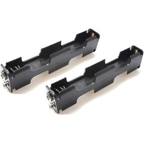 Corpco 4 x AA Battery Holder with Standard snap Connector 6V Output Type BH342 2 Pack