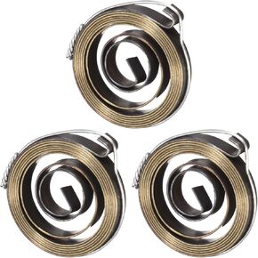 Drill Press Spring, 60.63" Length 48x8x0.8mm Quill Spring Feed Return Coil Spring Assembly - (Applications: for Vacuum Cleaner Volume Tube Coil Spring), 3-Pieces