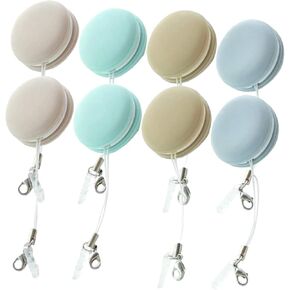 8pcs Mobile Screen Cleaning Cloths Lens Wiper Eye Glasses Cleaning Tools with Portable Keychain for Glasses Camera Lens Bag Key Pendant