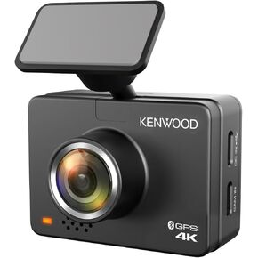 KENWOOD DRV-A510WDP Dash Cam Front and Rear with GPS, Full HD Dash Camera for Cars, Trucks & RVs, Bluetooth & WiFi Support, Loop Recording, G Sensor, Motion Detection