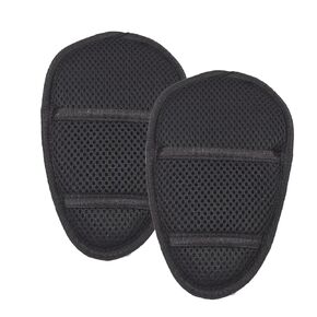 2 Pack Baby Stroller Seatbelt Crotch Cushion, Baby Stroller Crotch Pads, Car Seat Stroller Strap Pads, Car Seat Pushchair Seat Belt Crotch Covers for Baby (Black)