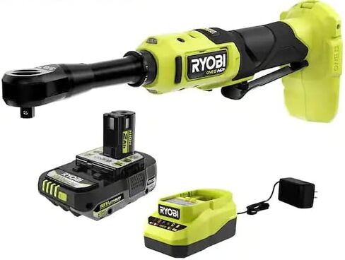 RYOBI ONE+ 18V بدون فرش لاسلكي 3/8 بوصة. سقاطة وصول ممتدة مع (1) بطارية وشاحن 2.0 أمبير في الساعة in Saudi Arabia