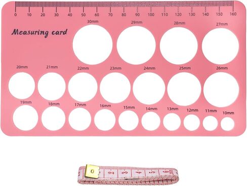 Bettli Silicone Nipple Measuring Ruler Size Measuring Tool Breast Pump Measuring Tool Nipple Ruler in Kuwait