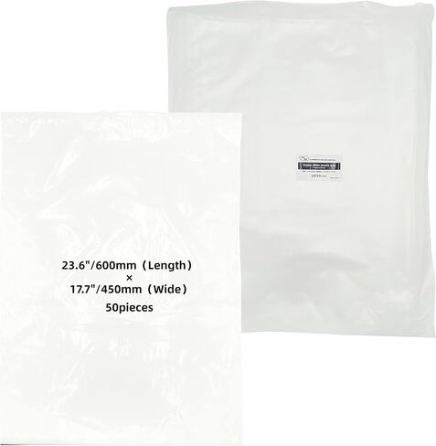 5.9"x 5.9"（50 Count）Frosted Clear Plastic Bags Frosted Clear Plastic Bags,Resealable Polypropylene Poly Bags for Packaging,Self Seal & Reinforced -Storage Bags with Slider Closure(Transparent type) (5.9 x 5.9) in Saudi Arabia