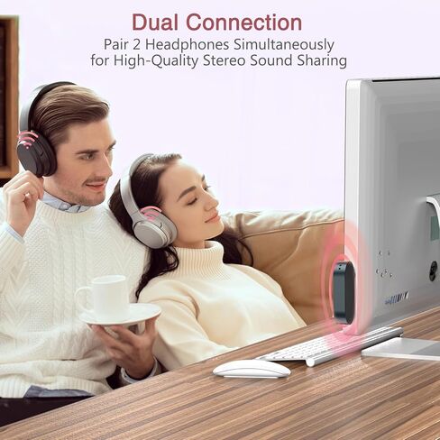 محول بلوتوث Aux من LOFICOPER للسيارة، جهاز استقبال إرسال بلوتوث 5.3، محول صوت بلوتوث، جهاز استقبال موسيقى عازل للضوضاء مع عمر بطارية 16 ساعة، اتصال مزدوج للستيريو المنزلي، تلفزيون in Kuwait