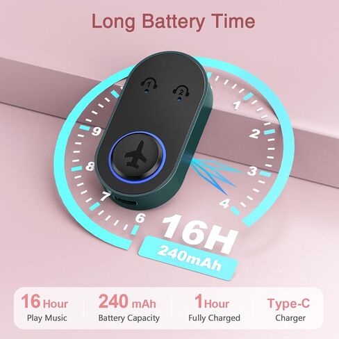 محول بلوتوث Aux من LOFICOPER للسيارة، جهاز استقبال إرسال بلوتوث 5.3، محول صوت بلوتوث، جهاز استقبال موسيقى عازل للضوضاء مع عمر بطارية 16 ساعة، اتصال مزدوج للستيريو المنزلي، تلفزيون in Kuwait