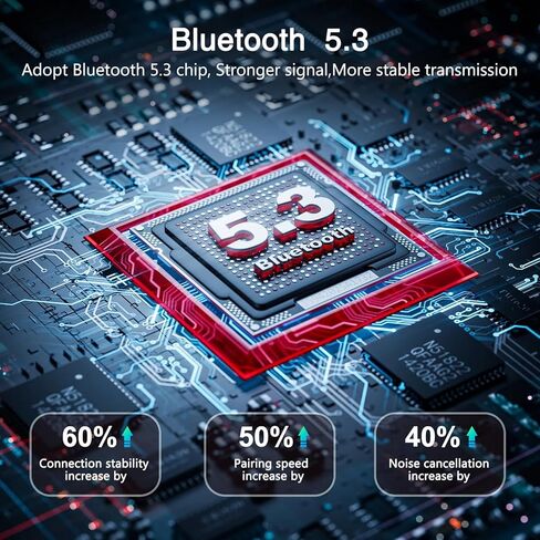 محول بلوتوث Aux من LOFICOPER للسيارة، جهاز استقبال إرسال بلوتوث 5.3، محول صوت بلوتوث، جهاز استقبال موسيقى عازل للضوضاء مع عمر بطارية 16 ساعة، اتصال مزدوج للستيريو المنزلي، تلفزيون in Kuwait