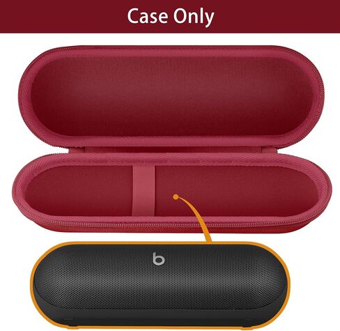 Aenllosi Hard Case for Beats Pill - Speaker Champagne Gold | EVA case construction, Water-resistant design, Dust-resistant design, Case only in Kuwait