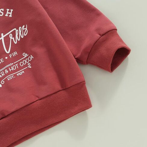 Thorn Tree Toddler Boys Girls Christmas Sweatshirt Long Sleeve Pull On Sweater Unisex Little Kids Fall Winter Clothes in Kuwait