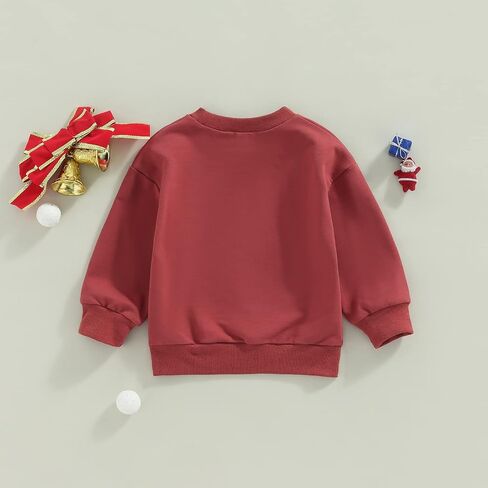 Thorn Tree Toddler Boys Girls Christmas Sweatshirt Long Sleeve Pull On Sweater Unisex Little Kids Fall Winter Clothes in Kuwait