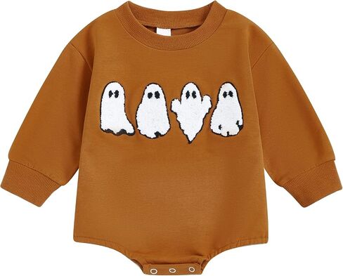 Thorn Tree Halloween Baby Boy Girls Sweatshirt Long Sleeve Romper Oversize Sweater Crewneck Fall Winter Clothes in Saudi Arabia