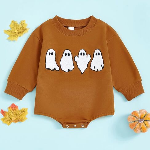 Thorn Tree Halloween Baby Boy Girls Sweatshirt Long Sleeve Romper Oversize Sweater Crewneck Fall Winter Clothes in Saudi Arabia