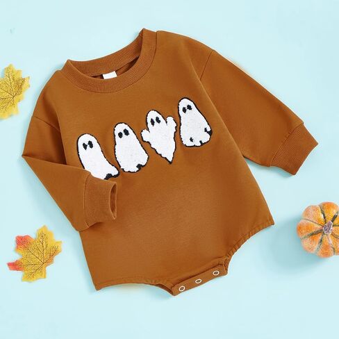 Thorn Tree Halloween Baby Boy Girls Sweatshirt Long Sleeve Romper Oversize Sweater Crewneck Fall Winter Clothes in Saudi Arabia