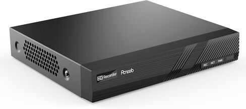 8CH H.265 Network Video Recorder, 4K 8 PoE ports NVR, Remote Access, Motion Alarm, 24/7 Recording, Smart Playback, Support 4K/8MP/5MP/4MP/3MP PoE Cameras, ONE SATA Ports Up to 8TB (without HDD) in Saudi Arabia