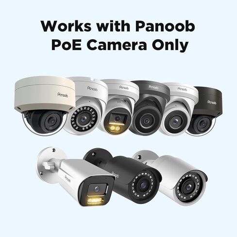 8CH H.265 Network Video Recorder, 4K 8 PoE ports NVR, Remote Access, Motion Alarm, 24/7 Recording, Smart Playback, Support 4K/8MP/5MP/4MP/3MP PoE Cameras, ONE SATA Ports Up to 8TB (without HDD) in Saudi Arabia