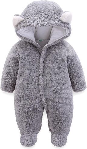 Baby Clothes Winter Snowsuit Cute Bear Suit Newborn Infant Coats Toddler Bodysuits Jumpsuit for Baby Boys Girls in Saudi Arabia