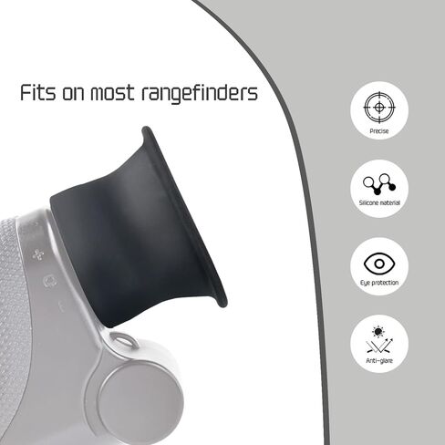 عدسة عينية لحماية غطاء العين من أجل معين منظر محدد للجولف، سيليكون ناعم، مضاد للاهتزاز، مثبت لبوشنيل جوجوجو بلو تيز تيك جارمين فويس كادي نيكون، يناسب معظم محددات نطاق الجولف in Kuwait