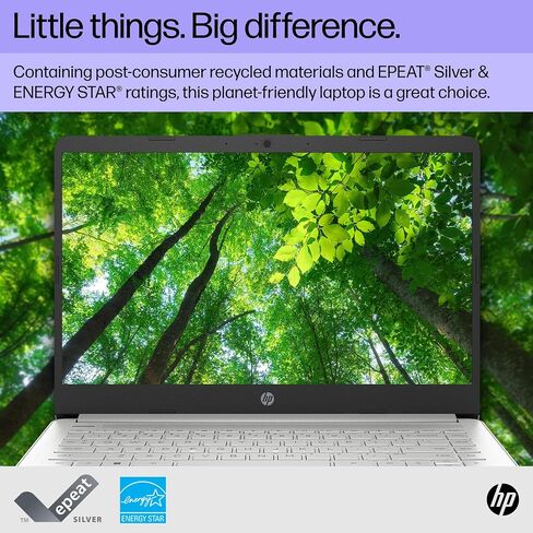 HP 14 inch Laptop, HD Display, 12th Generation Intel Core i3-1215U, 8 GB RAM, 256 GB SSD, Intel UHD Graphics, Windows 11 Home in S Mode, 14-dq5009nr (2024) in Saudi Arabia
