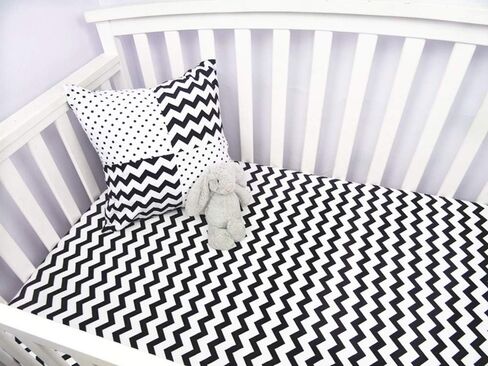 ملاءات Pack n Play - ملاءات العبوة واللعب 4 عبوات - ملاءات مرتبة من القطن المنسوج فائق النعومة بنسبة 100% - ملاءة لعب محمولة - ملاءات سرير صغيرة مناسبة للأولاد والبنات (24 × 38 × 5) in Kuwait