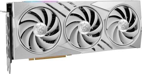 MSI Gaming RTX 4070 Ti Super 16G Gaming X Slim White Graphics Card (NVIDIA RTX 4070 Ti Super, 256-Bit, Extreme Clock: 2685 MHz, 16GB GDRR6X 21 Gbps, HDMI/DP, Ada Lovelace Architecture) in Saudi Arabia