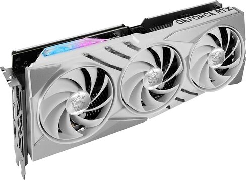MSI Gaming RTX 4070 Ti Super 16G Gaming X Slim White Graphics Card (NVIDIA RTX 4070 Ti Super, 256-Bit, Extreme Clock: 2685 MHz, 16GB GDRR6X 21 Gbps, HDMI/DP, Ada Lovelace Architecture) in Saudi Arabia