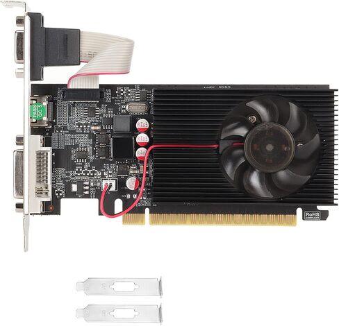 VBESTLIFE GT730 4GB Graphics Card, DDR3, 128bit, PCI Express 3.0 x16, 700/1400MHz, 2560x1600, Low Video Card with HDMI, DVI and VGA Ports, VBESTLIFEnrq38m7gfz in Saudi Arabia