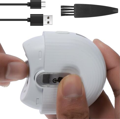 Electric Nail Clipper with Light&2 Speeds,Automatic Nail Clippers with Nail Scraps Storage,Portable Automatic Nail Clippers,Rechargeable Nail Cutter Safety Fingernail Trimmer for Baby in Kuwait