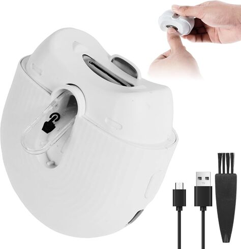 Electric Nail Clipper with Light&2 Speeds,Automatic Nail Clippers with Nail Scraps Storage,Portable Automatic Nail Clippers,Rechargeable Nail Cutter Safety Fingernail Trimmer for Baby in Kuwait