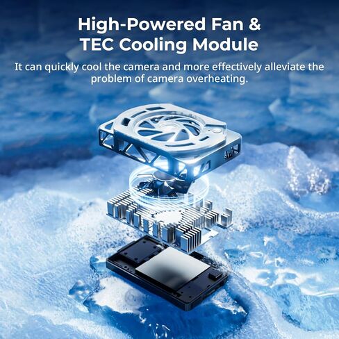 SmallRig Camera External Cooling System for Sony/for Canon/for FUJIFILM, Snap-On Cooling Fan with TEC Cooling Module for Sony ZV-E1/A7 IV/A6700/FX3, for Canon R5/R6, for FUJIFILM X-T4/X-S10-4815 in Saudi Arabia