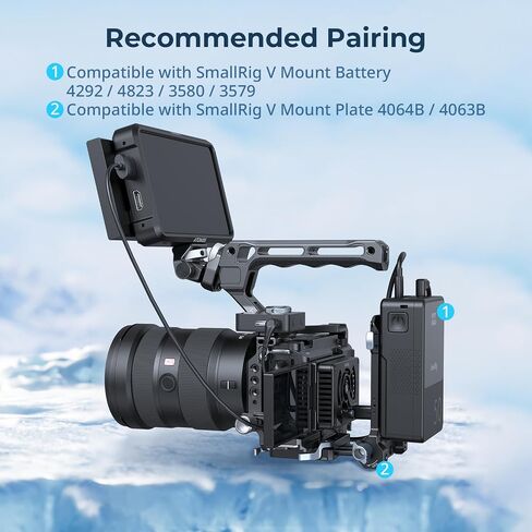 SmallRig Camera External Cooling System for Sony/for Canon/for FUJIFILM, Snap-On Cooling Fan with TEC Cooling Module for Sony ZV-E1/A7 IV/A6700/FX3, for Canon R5/R6, for FUJIFILM X-T4/X-S10-4815 in Saudi Arabia