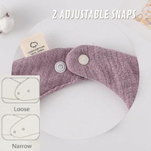 4 Pack Baby Bandana Bibs - Super Absorbent for Drooling & Teething - Soft, Flower Shape (0-24 Months) in Saudi Arabia
