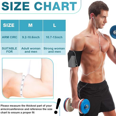 3 Pcs Phone Arm Bands for Running Armband Phone Holder with Earbuds Pocket Cell Phone Armband Sleeves for Exercise Workout, Compatible with All Phones(M) in Saudi Arabia