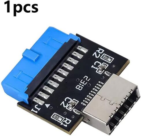 1 قطعة لوحة أم للكمبيوتر USB 3.0/3.1 19PIN إلى TYPE-E 20PIN محول 180 درجة لتمديد منفذ USB من النوع E إلى منفذ USB للوحة الأمامية للكمبيوتر (موصل 180 درجة) in Kuwait