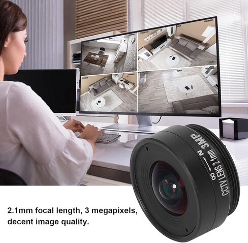 2.1MM 3MP CS Mount Lens, Wide Anle Board Lens, Home Security Cameras, Suitable for Providin Excellent Color Reproduction in Saudi Arabia