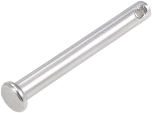 uxcell Single Hole Clevis Pins - 3mm X 10mm Flat Head 304 Stainless Steel Link Hinge Pin 20Pcs in Saudi Arabia
