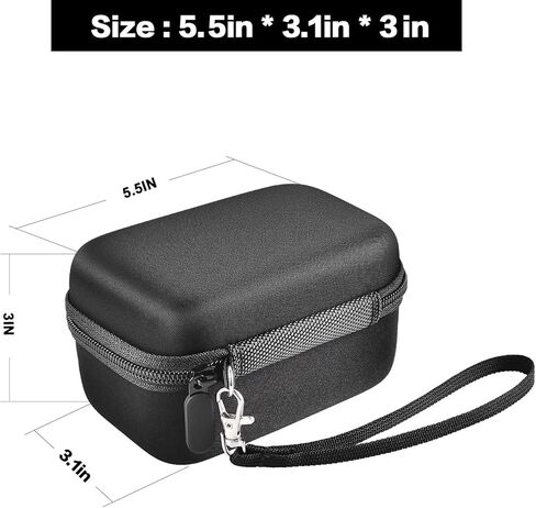 حافظة ALLPRIMO متوافقة مع Yoto Mini + اصنع بطاقتك الخاصة، مشغل صوت بلوتوث بدون شاشة للأولاد والبنات. حامل تخزين وحقيبة تنظيم للملحقات (صندوق فقط) - رمادي in Kuwait